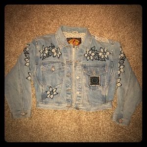 Zip Code Vintage Denim Jacket Quilted